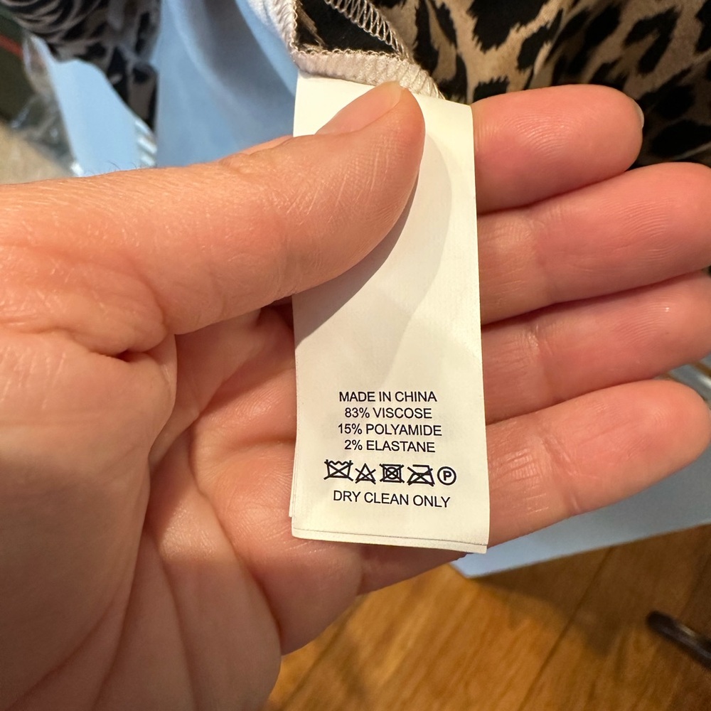 Kate Spade New York leopard print ponte fit & flare dress - Picture 6 of 6
